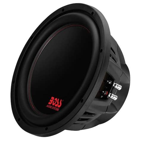 BOSS AUDIO SYSTEMS 12 In 2600 Watt Car Power Subwoofer DVC Power Sub 4 Ohm P129DC The Home Depot