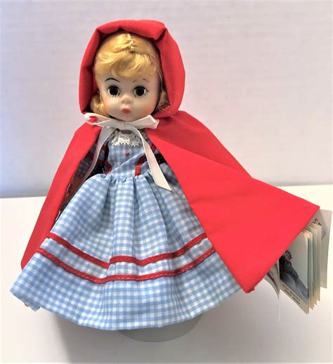 madame alexander red riding hood doll vintage story book 8 etsy