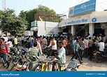 Crowds Have Been Gathering Outside Banks Across India Editorial Photo ...
