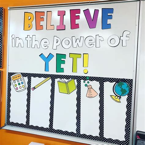 Growth Mindset Bulletin Board And Objective Board By Teach Me Mrs Z