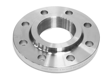2 1 2 Bspp Pn16 Type 13 Raised Face Bossed Screwed Flange 8 Hole 316l Stainless Steel Nero