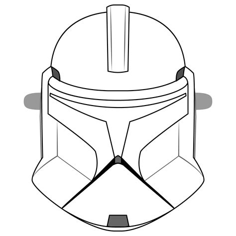 Clone Trooper Mask Template Free Printable Papercraft Templates