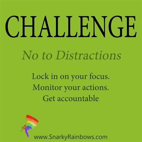 Daily Challenge No To Distractions Lock In On Your Focus Monitor Your