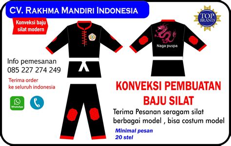 Desain Pola Baju Pencak Silat 3 Jenis Kain Yang Bagus Untuk Membuat