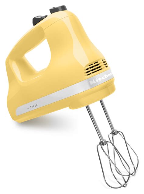 Kitchenaid 5 Speed Ultra Power Hand Mixer Majestic Yellow Khm512my