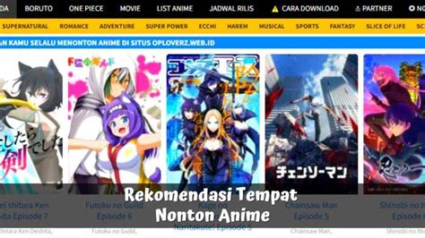 18 Rekomendasi Tempat Nonton Anime Gratis Dengan Kualitas Hd Ada Situs