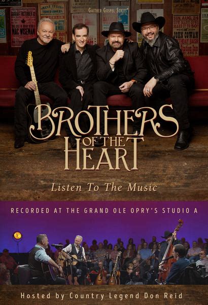Brothers Of The Heart Listen To The Music Dvd Springside Music