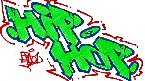 Step By Step How To Draw Graffiti Letters Write Hip Hop In Graffiti