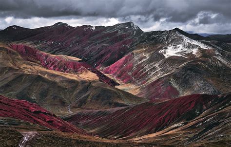 Wallpaper Nature Peru Rainbow Mountains Images For Desktop Section