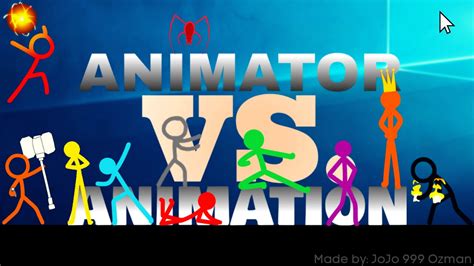 Animator Vs Animation Logo All Stick Figures By J0j0999ozman On