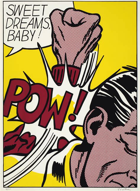 Roy Lichtenstein Sweet Dreams Baby From 11 Pop Artists Volume Iii