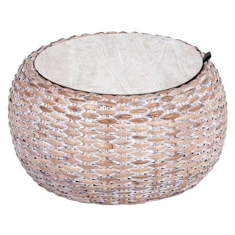 Rated 4.5 out of 5 stars. Dovecove Klarysa Drum Coffee Table with Storage | Wayfair