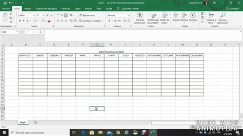 Tutorial Tabla En Excel Youtube