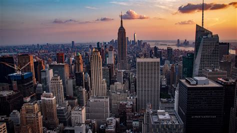 Download Wallpaper 1920x1080 Cityscape Buildings City New York Full