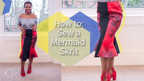 Detailed How To Sew A Mermaid Skirt Kim Dave Mermaid Skirt