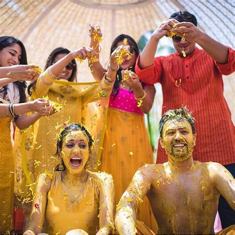 30 Best Haldi Photos From Indian Weddings You Cannot Miss