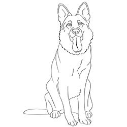 German shepherd coloring pages at getcolorings | free 37+ german shepherd coloring pages for printing and coloring. Free Printable Dogs and Puppies Coloring Pages for Kids