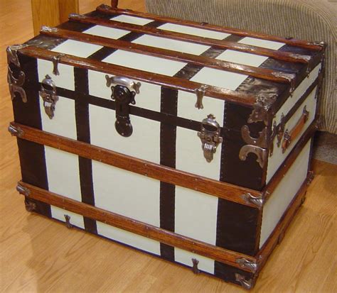How To Refinish Antique Steamer Trunk Antique Poster