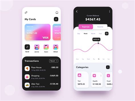 Bank App Concept By Bhavna Kashyap For Nickelfox Uiux Design On Dribbble