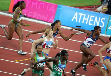 Olympics 2012 — Us Track Relays Hope To Avoid Another Baton Drop