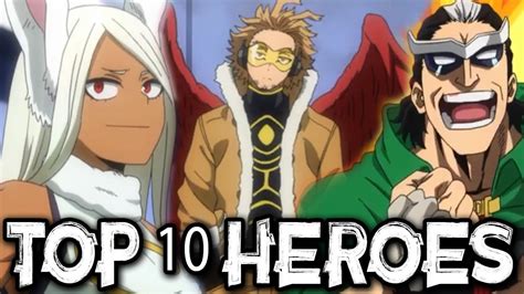 Billboard Top 10 Heroes Explained My Hero Academia Youtube