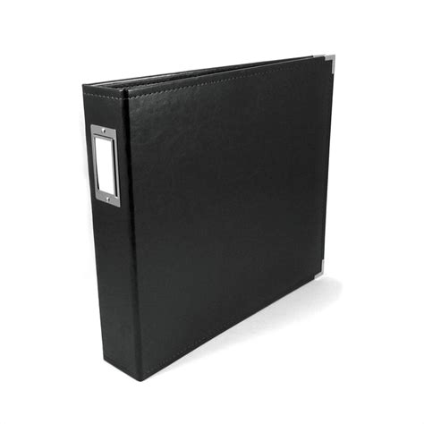 We R Memory Keepers Black 12 X 12 Leather Album