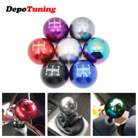 Mugen 5 Speed Universal Neo Chrome Manual Automatic Spherical Round