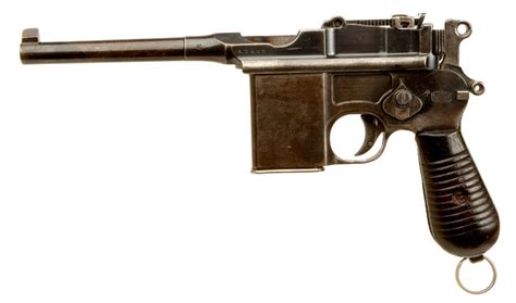 Deactivated Old Spec Wwii Era Mauser Schnellfeuer Pistol Axis