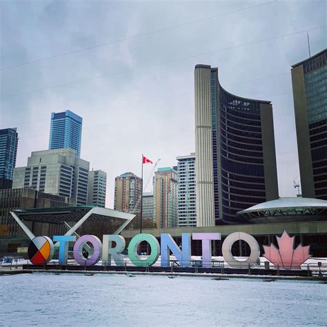 Toronto Sign At Nathan Phillips Square Places Ive Been Places To See