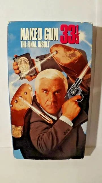 NAKED GUN The Final Insult VHS Tape Comedy Movie Leslie Nielsen Funny OOP PicClick