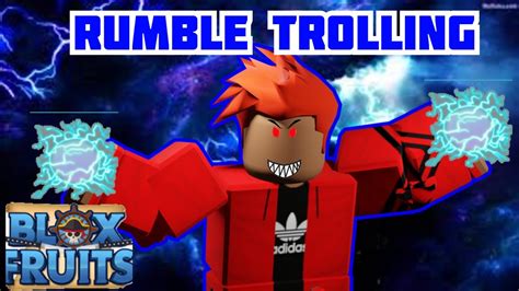 Blox piece | rumble devil fruit showcase! Rumble Trolling-Blox fruits - YouTube