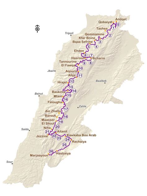 Lebanon Mountain Trail Le Gr Du Liban I Trekkings