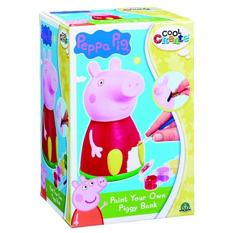 Flair Peppa Pig Paint Your Own Piggy Bank Kids Creativity From Crafty