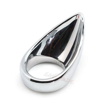 Buy Smspade Silver Alloy Metal Cock Ring D 50mm Stainless Steel Cock Ring For