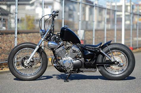 (the yamaha virago 250 has sohc, four valves, one carburetor, air cooling, and weighs 328 pounds wet.) run your mouse over each picture to see a description. Yamaha Virago 250 XV250 Chopper Built Bobber Custom