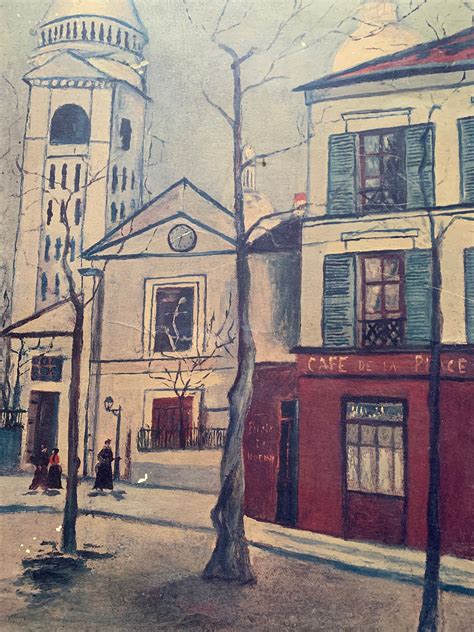 Vintage Maurice Utrillo Lithograph Print Etsy