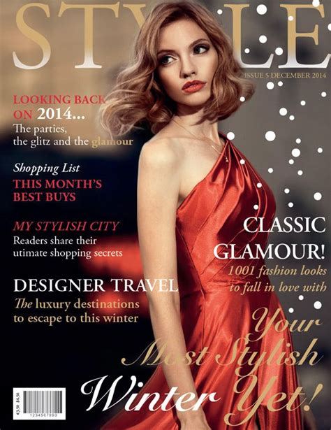 Design A Fashion Magazine Cover In Adobe Indesign Fashion Magazine