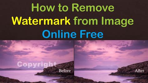 How To Remove Watermark From Image Online Free YouTube