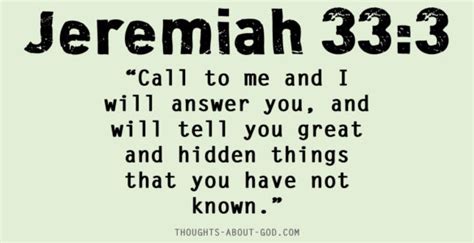 Jeremiah 333 Archives Daily Thoughts About God