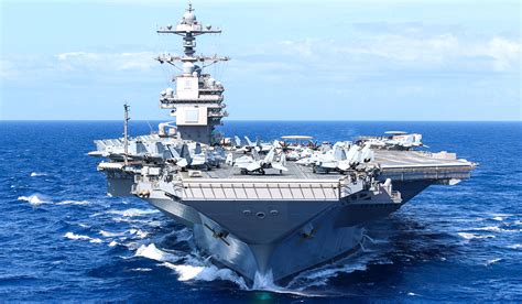 The Uss Gerald R Ford A 100000 Tonne Supercarrier With A Gtc Value