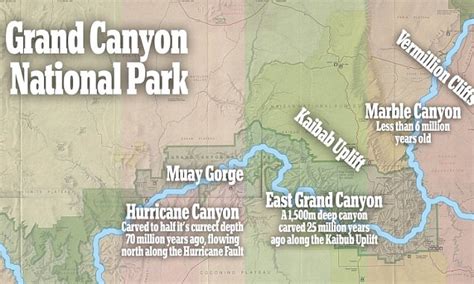 Grand Canyon Was Formed Only 6 Million Years Ago Daily Mail Online