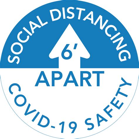 Covid 19 Social Distancing 6 Apart Temporary Marking For Sale De