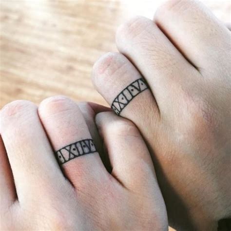 Hearwarming Wedding Ring Tattoo Ideas The New Wedding Band Tattoo Ring Tattoo