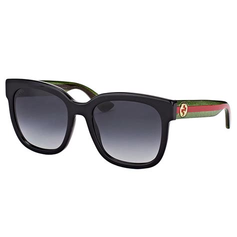 Gucci Gg0034s 002 Womens Round Sunglasses