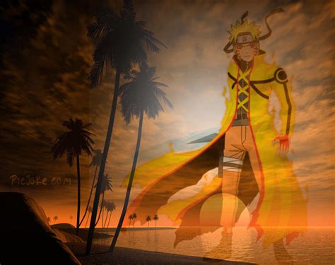 Naruto Uzumaki Orange Sunset Wallpaper By Weissdrum On Deviantart