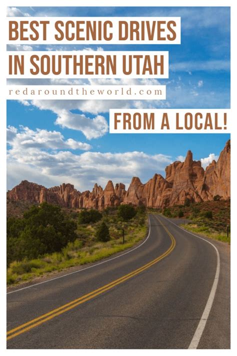 10 Best Scenic Drives In Southern Utah Red Around The World Utah Road
