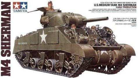 Tamiya U S Medium Tank M4 Sherman Early Production 1 35 Model Kit