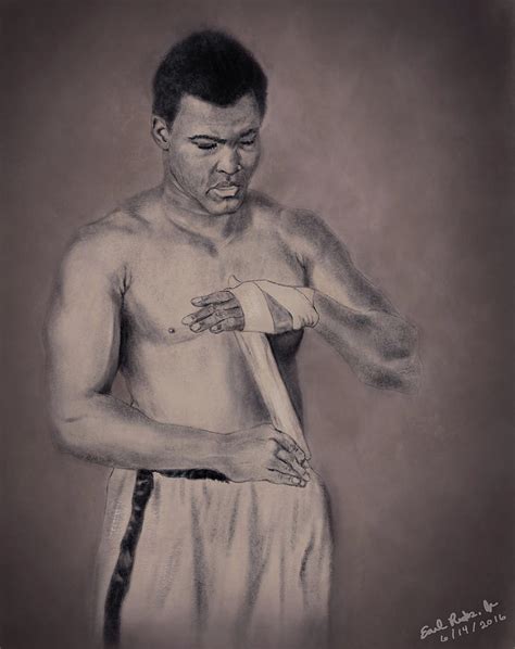Muhammad Ali Drawing By Earl Ricks Fine Art America