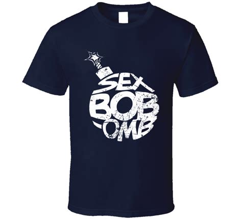 Scott Pilgrim Vs The World Sex Bob Omb Band T Shirt