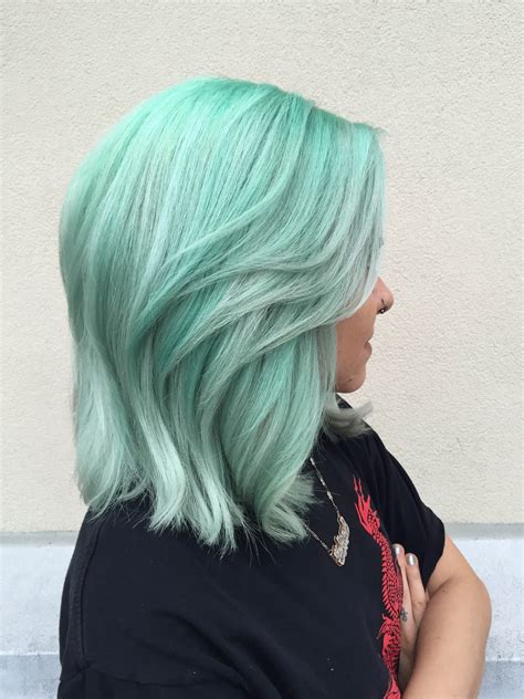 Review Of Pastel Green Hair Colour Ideas Greenise